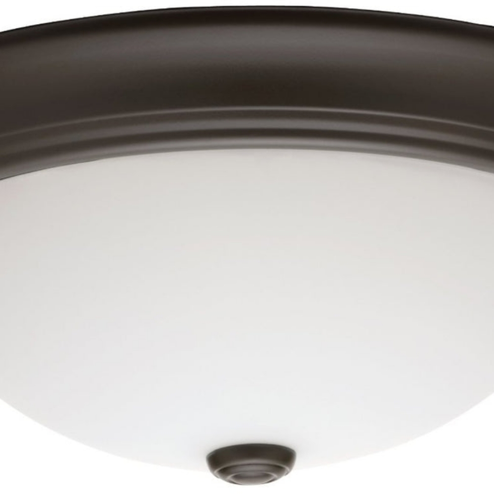 Lithonia Lighting 158PLG T6 Round Flush Mount Ceiling Light, 15"